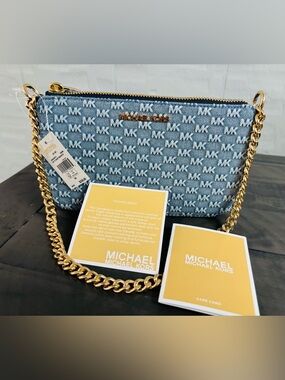 Michael Kors Chain Pouchette Shoulder Bag